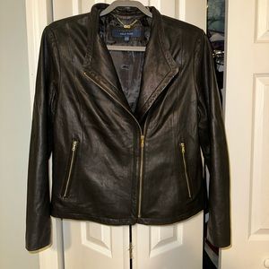 Women's Asymmetrical Leather Jacket